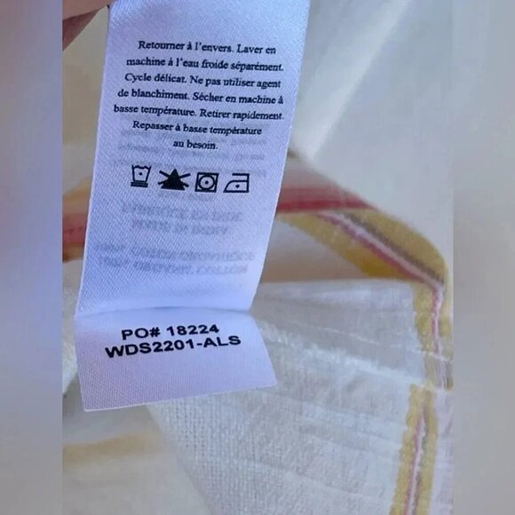 Faherty Hailee Organic Cotton Jacquard Minidress Size small - Picture 10 of 11